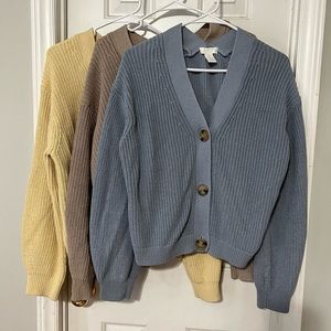 Bundle of Button Down H&M Cardigans